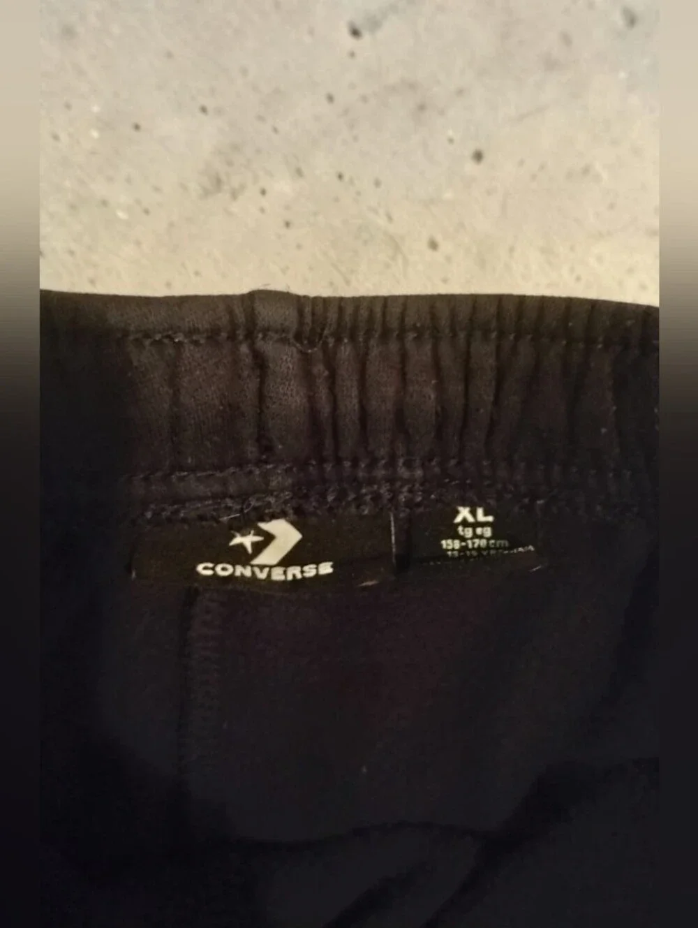 Converse Kids Black Fleece Jogger Sweatpants Size Junior XL (14-16)